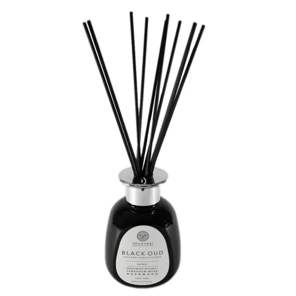 Reed Diffuser Black Oud 200ml (with reed sticks) - Image 2