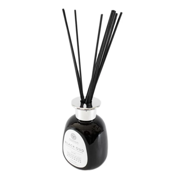 Reed Diffuser Black Oud 200ml (with reed sticks) - Image 4