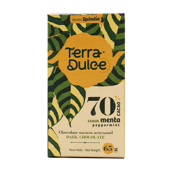 Dark Chocolate 70% Cacao Peppermint 65 g