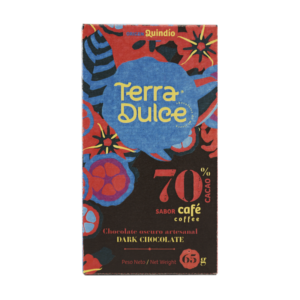 Dark Chocolate 70% Cacao with coffee 65 g
