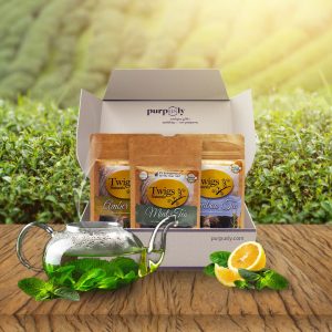 Small Corporate Gift Box with 3 Varieties of Herbal Tea