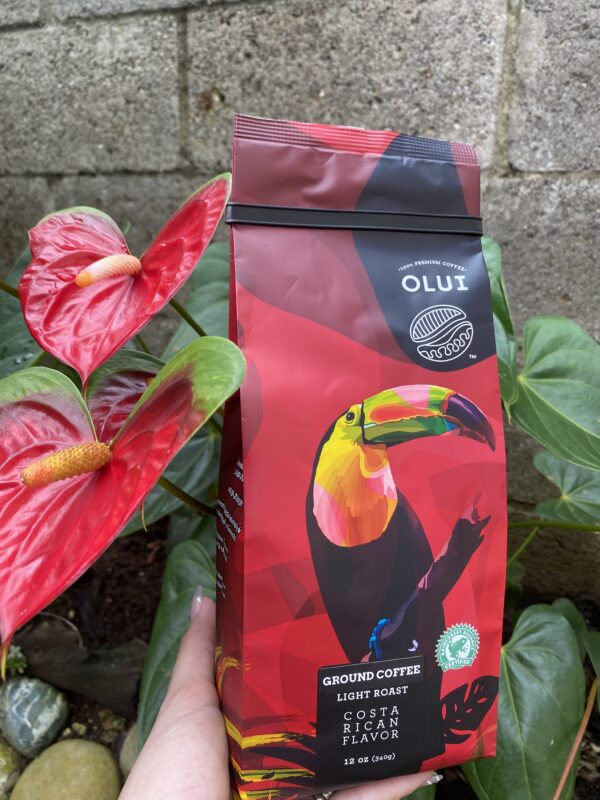 Olui Light Roast Ground Coffee of Costa Rica Package