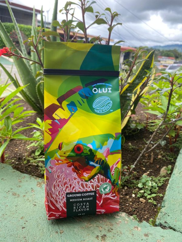 Olui Medium Roast Ground Coffee of Costa Rica Package